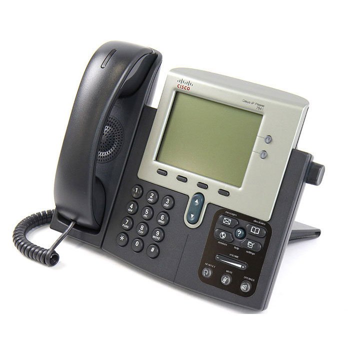 Cisco-7941G-IP-PHONE-1 تلفن تحت شبکه سیسکو مدل Cisco IP Phone CP-7941G - Image 1
